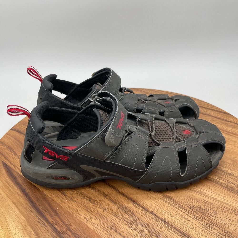 Teva Dozer Sandals Mens Size 10 Gray Outdoor Trail Hiking Walking Water Shoes
